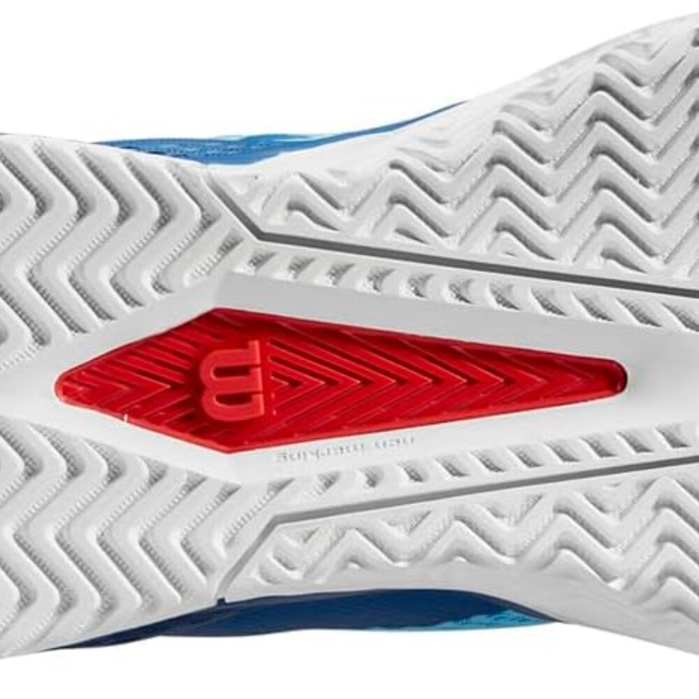 Wilson Women's White Blue Rush Pro Lite OrthoLite Tennis Shoes Size 8 - Picture 11 of 12